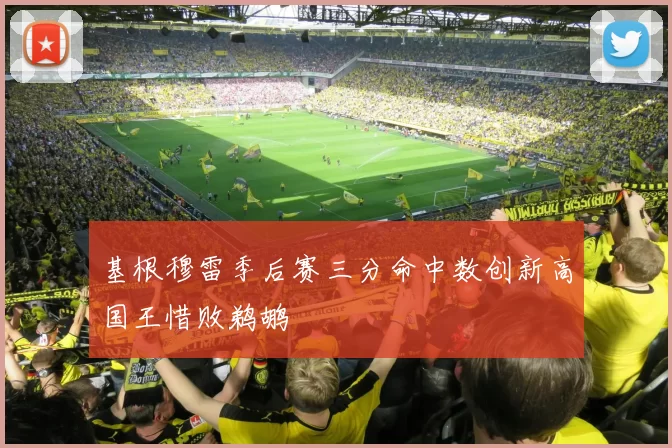 基根穆雷季后赛三分命中数创新高国王惜败鹈鹕